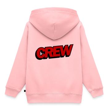 Conception de l’équipage - Sweat Premium à capuche enfant bio - rose - Dos - AI Model Kid Female (0cm)