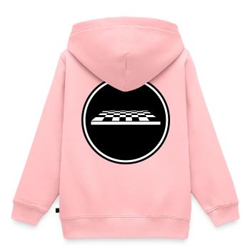 Chess board icon - Kids Premium Organic Hoodie - rose - Back - AI Model Kid Female (0cm)