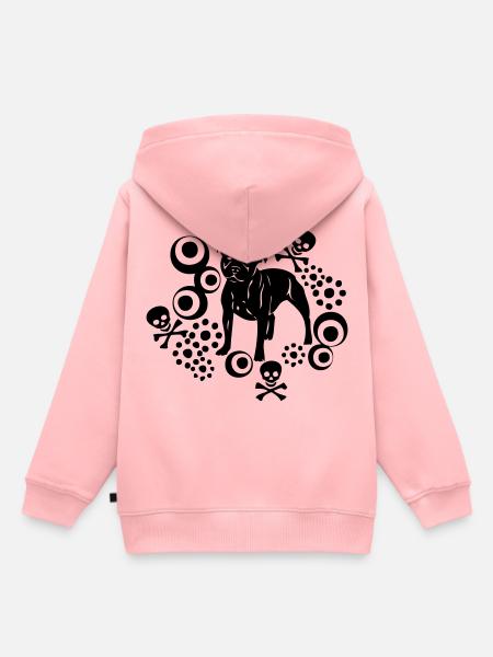 sbtart008_2 - Sweat Premium à capuche enfant bio - rose