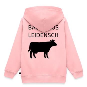 Bauer Aus Leidenschaft - Kinder Premium Organic Hoodie - Rosa - Hinten - AI Model Kid Female (0cm)