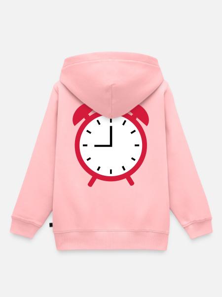 wekker - Kinder Premium hoodie biologisch - roze
