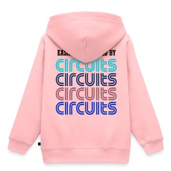 Elektriker, Spannungs-Elektroarbeiter, Handwerker - Kinder Premium Organic Hoodie - Rosa - Hinten - AI Model Kid Female (0cm)