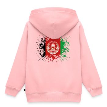 home country roots roots love Afghanistan png - Kids Premium Organic Hoodie - rose - Back - AI Model Kid Female (0cm)