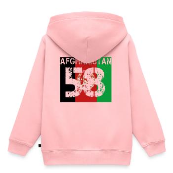 AFGHANISTAN Football club team party em wm 58 - Sweat Premium à capuche enfant bio - rose - Dos - AI Model Kid Female (0cm)