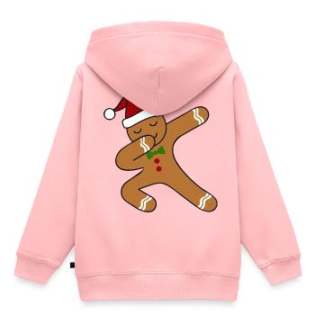 Dubbing gingerbread - Kids Premium Organic Hoodie - rose - Back - AI Model Kid Female (0cm)