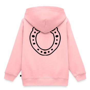 Horseshoe Lucky Charm Lucky Mushroom - Kids Premium Organic Hoodie - rose - Back - AI Model Kid Female (0cm)