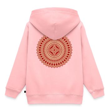 RF326CUK - Kinder Premium Organic Hoodie - Rosa - Hinten - AI Model Kid Female (0cm)