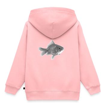 Goldfish - Kids Premium Organic Hoodie - rose - Back - AI Model Kid Female (0cm)