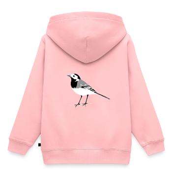 Bachstelze - Sweat Premium à capuche enfant bio - rose - Dos - AI Model Kid Female (0cm)