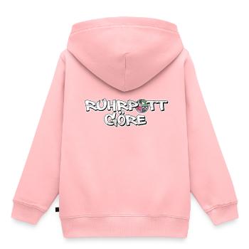 Ruhrpott Göre Gelsenkirchen Wappen - Kinder Premium Organic Hoodie - Rosa - Hinten - AI Model Kid Female (0cm)