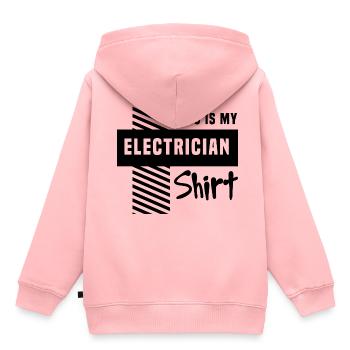 Electrician Voltage Electronic Circuit Craftsman - Kids Premium Organic Hoodie - rose - Back - AI Model Kid Female (0cm)