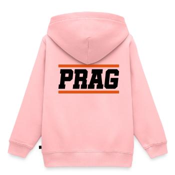 Prague - Sweat Premium à capuche enfant bio - rose - Dos - AI Model Kid Female (0cm)