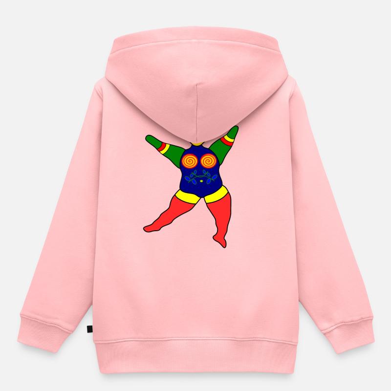 Nana - Nana - Sweat Premium à capuche enfant bio - rose