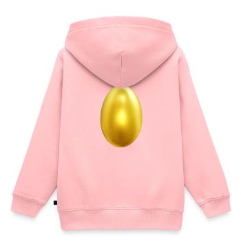 Golden Gold Golden Egg Egg - Kids Premium Organic Hoodie - rose - Back - AI Model Kid Female (0cm)