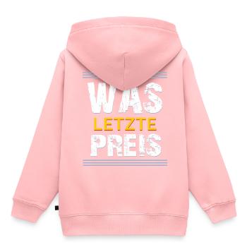 Was letzte Preis - Kinder Premium Organic Hoodie - Rosa - Hinten - AI Model Kid Female (0cm)