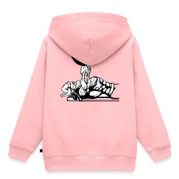 Vikings Viking Bodybuilder Training Gym - Kids Premium Organic Hoodie - rose - Back - AI Model Kid Female (0cm)