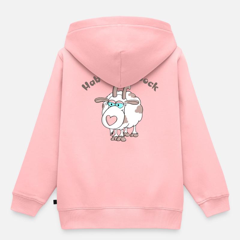 Pas d'argent - Sweat Premium à capuche enfant bio - rose
