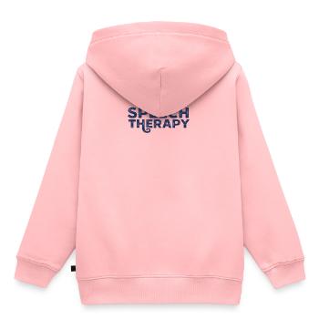 Speech therapy Speech therapist Speech therapist Speech therapist Speech therapist - Kids Premium Organic Hoodie - rose - Back - AI Model Kid Female (0cm)