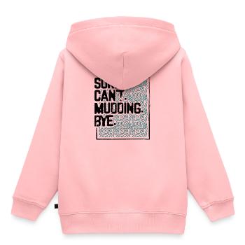 Mudder Geschenk Tut mir leid, ich kann mich nicht verabschieden, lustig 4x4 aus - Kinder Premium Organic Hoodie - Rosa - Hinten - AI Model Kid Female (0cm)