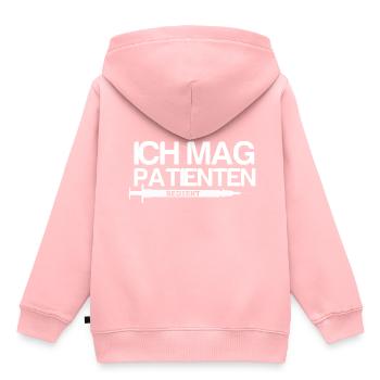 Arzt Doktor Medizin - Kinder Premium Organic Hoodie - Rosa - Hinten - AI Model Kid Female (0cm)