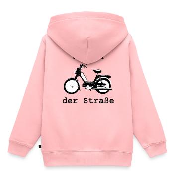Helden der Straße, Hercules Prima 5, 25 km/h, Mofa - Kinder Premium Organic Hoodie - Rosa - Hinten - AI Model Kid Female (0cm)