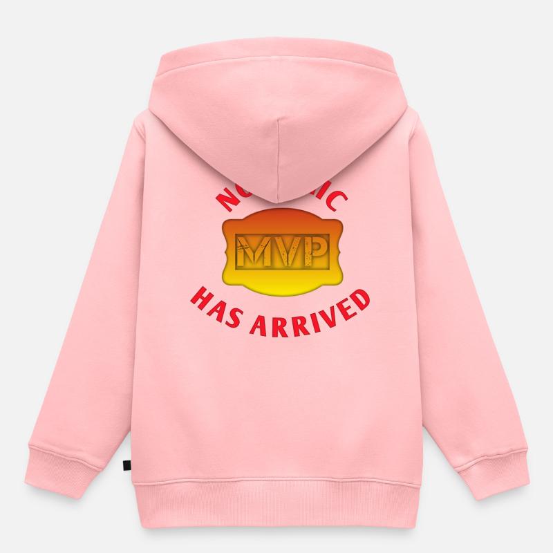 MVP - Sweat Premium à capuche enfant bio - rose