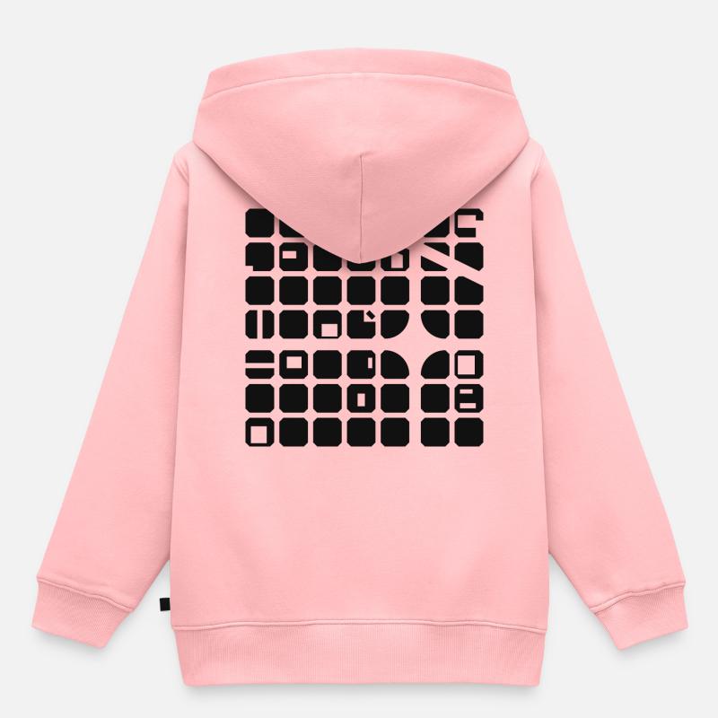 Barcelone - Sweat Premium à capuche enfant bio - rose