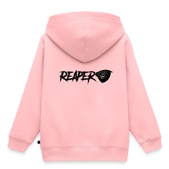 Grim Reaper - Reaper - Kids Premium Organic Hoodie - rose - Back - AI Model Kid Female (0cm)