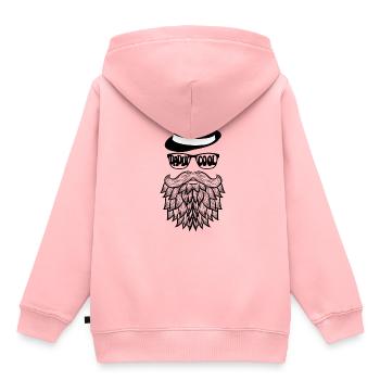 Daddy Cool - Kinder Premium Organic Hoodie - Rosa - Hinten - AI Model Kid Female (0cm)