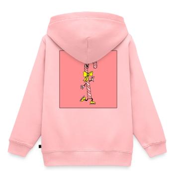 Joyeux noel - Sweat Premium à capuche enfant bio - rose - Dos - AI Model Kid Female (0cm)