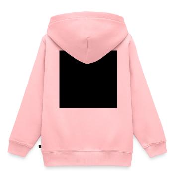 Black Square Empty - Kids Premium Organic Hoodie - rose - Back - AI Model Kid Female (0cm)
