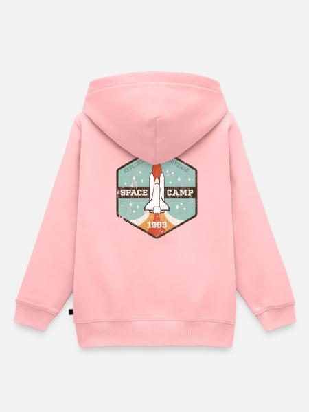 Space camp - Kids Premium Organic Hoodie - rose