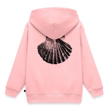 Pétoncle St. James Way - Sweat Premium à capuche enfant bio - rose - Dos - AI Model Kid Female (0cm)