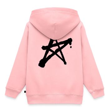 anarchie - Sweat Premium à capuche enfant bio - rose - Dos - AI Model Kid Female (0cm)