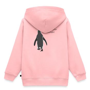 Just continue to waddle! - Kids Premium Organic Hoodie - rose - Back - AI Model Kid Female (0cm)