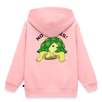 no stress - Sweat Premium à capuche enfant bio - rose - Dos - AI Model Kid Female (0cm)