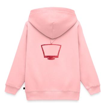 Red TV - Kids Premium Organic Hoodie - rose - Back - AI Model Kid Female (0cm)
