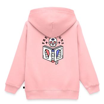 franc-maçonnerie - Sweat Premium à capuche enfant bio - rose - Dos - AI Model Kid Female (0cm)