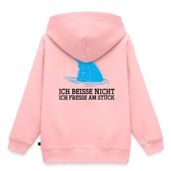 Tauchen - Shirt Haifisch Schwimmen Geschenk - Kinder Premium Organic Hoodie - Rosa - Hinten - AI Model Kid Female (0cm)