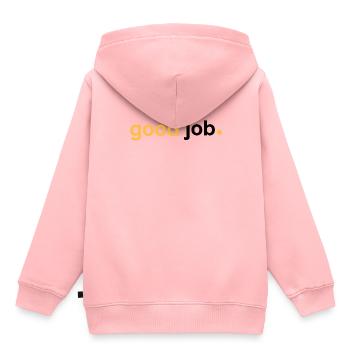 Good Job - Kinder Premium Organic Hoodie - Rosa - Hinten - AI Model Kid Female (0cm)