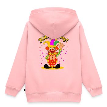 Karneval Köln - Kinder Premium Organic Hoodie - Rosa - Hinten - AI Model Kid Female (0cm)