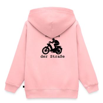 Helden der Straße, Hercules Prima 5, 25 km/h, Mofa - Kinder Premium Organic Hoodie - Rosa - Hinten - AI Model Kid Female (0cm)