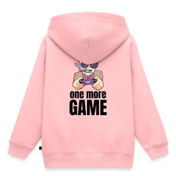 Gamer Opa Video Mann lustig Geschenk - Kinder Premium Organic Hoodie - Rosa - Hinten - AI Model Kid Female (0cm)