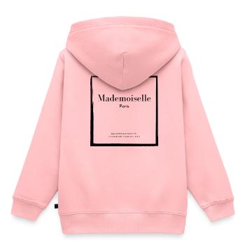 Mademoiselle Paris Lafayette France Fashion - Sweat Premium à capuche enfant bio - rose - Dos - AI Model Kid Female (0cm)