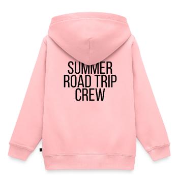 Summer Road Trip Crew - Kinder Premium Organic Hoodie - Rosa - Hinten - AI Model Kid Female (0cm)