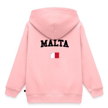 MALTE - Sweat Premium à capuche enfant bio - rose - Dos - AI Model Kid Female (0cm)