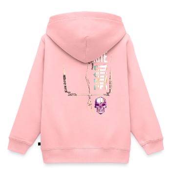 kitesurfen kite dude - Kinder Premium Organic Hoodie - Rosa - Hinten - AI Model Kid Female (0cm)