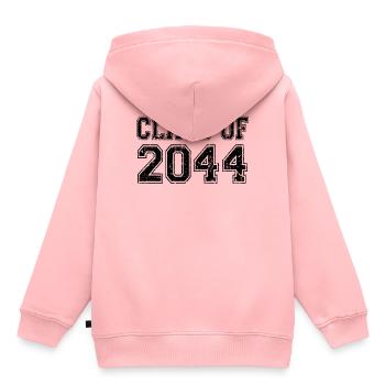 Classe de 2044 - Sweat Premium à capuche enfant bio - rose - Dos - AI Model Kid Female (0cm)
