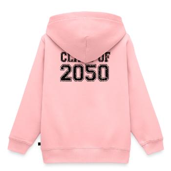 Classe de 2050 - Sweat Premium à capuche enfant bio - rose - Dos - AI Model Kid Female (0cm)