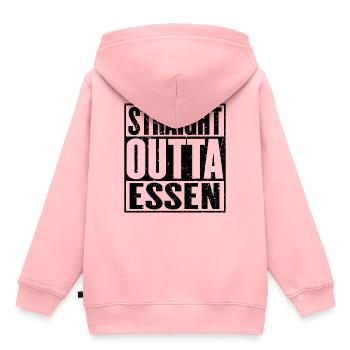 Straight Outta Essen Vintage - Kids Premium Organic Hoodie - rose - Back - AI Model Kid Female (0cm)